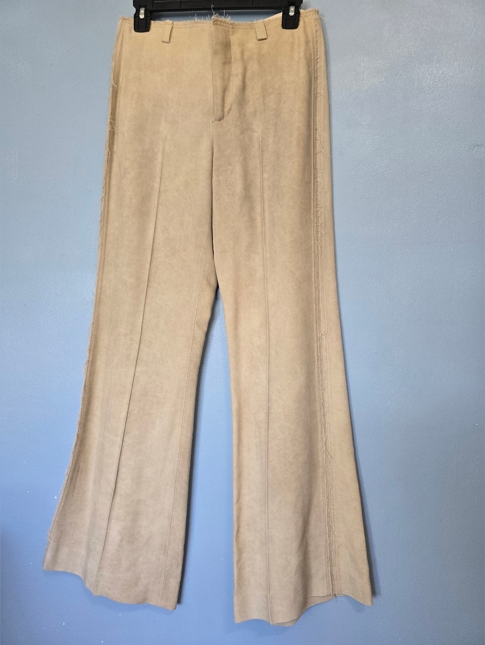 Zara Womens Wide Leg Pants Size S Beige